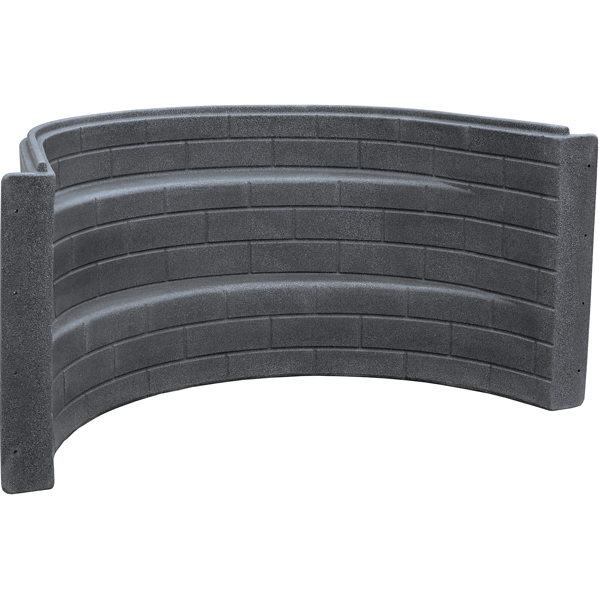 RomoTech 18 in. Stackable Granite Egress Well, UV-Protected Polyethylene, Fits 3-5 ft Basement Windows Model # 82129227